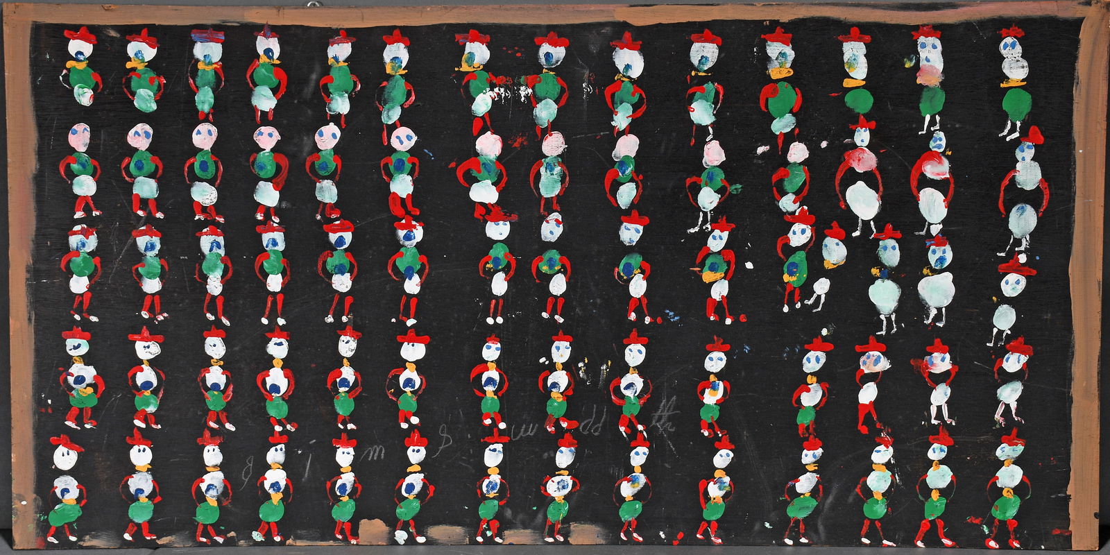 Jimmy Lee Sudduth. Dancing Girls. (1 of 2)