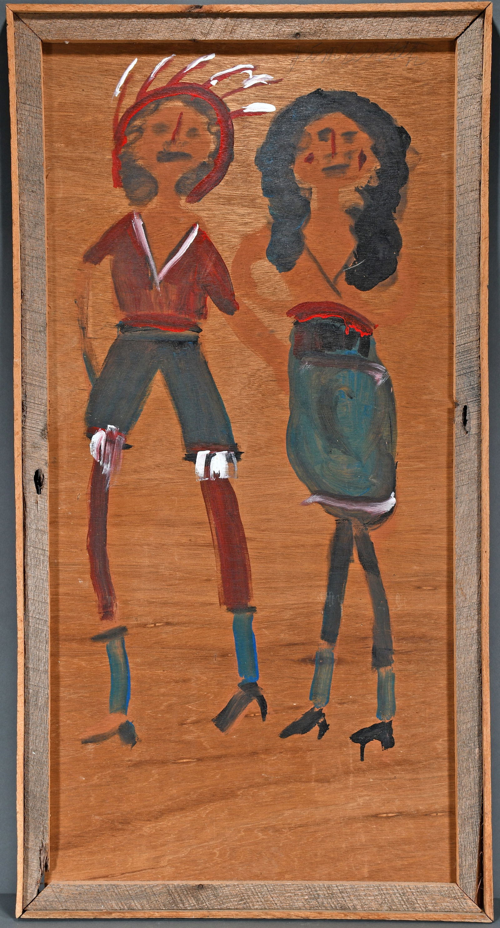 Jimmy Lee Sudduth. Indian Couple. (1 of 2)