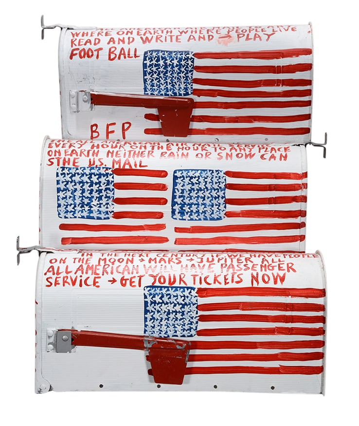 B.F. Perkins. Three Mailboxes. (1 of 4)