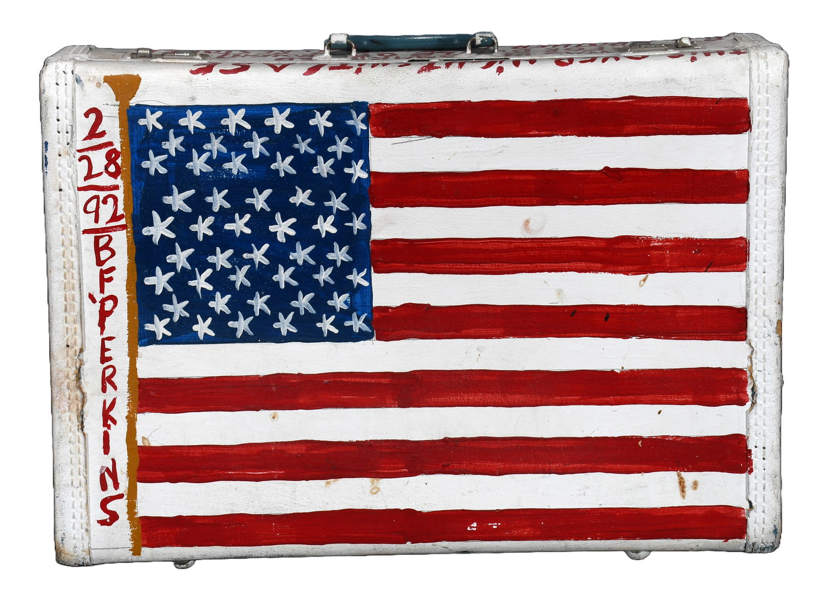 B.F. Perkins. Overnight Suitcase. (1 of 6)