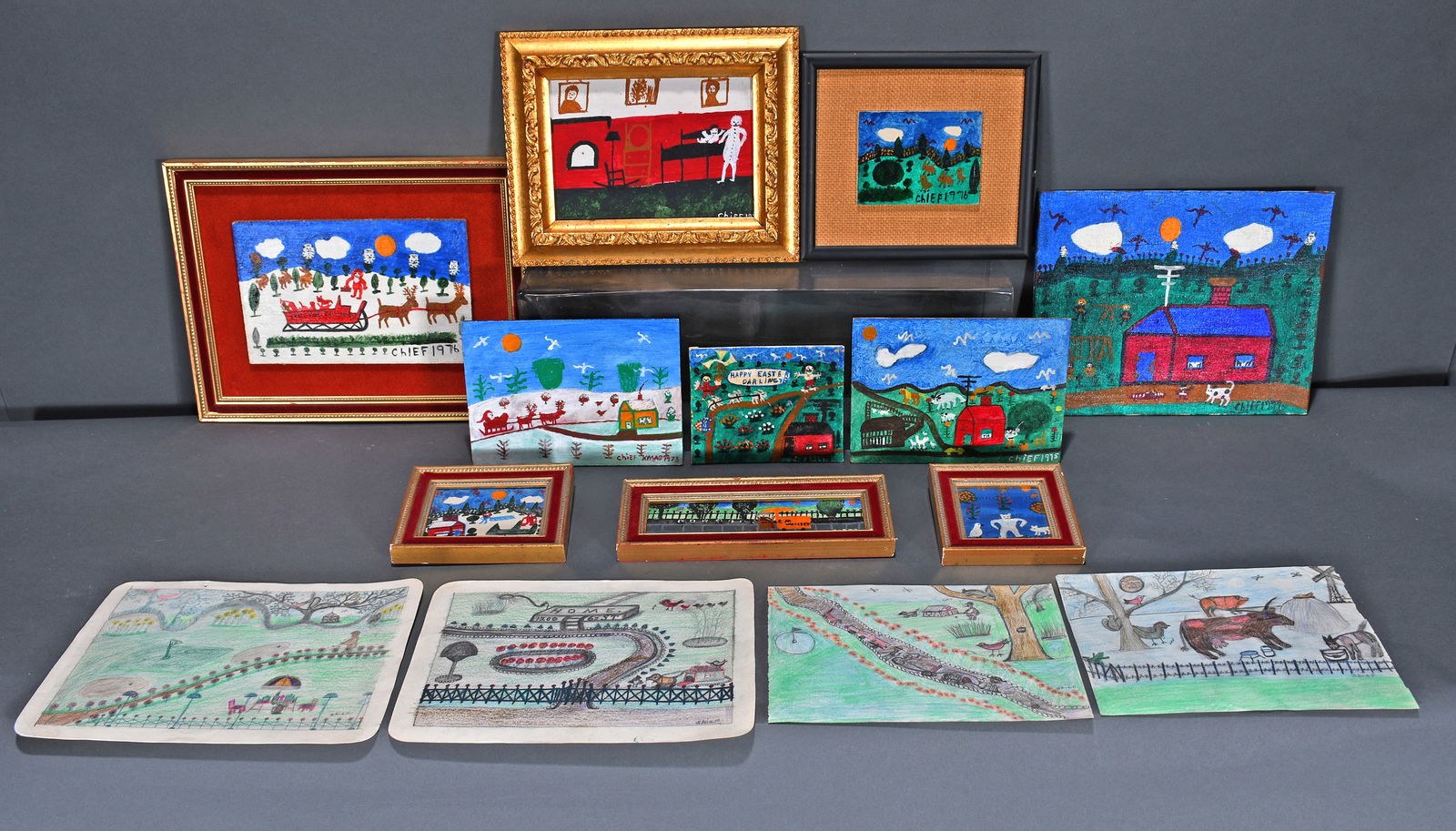 Chief Wiley. Group Lot of 15. (1 of 8)