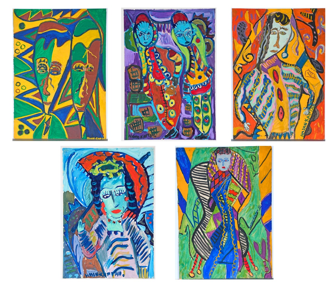 Hasan Kaptan. Five Faces. (1 of 15)