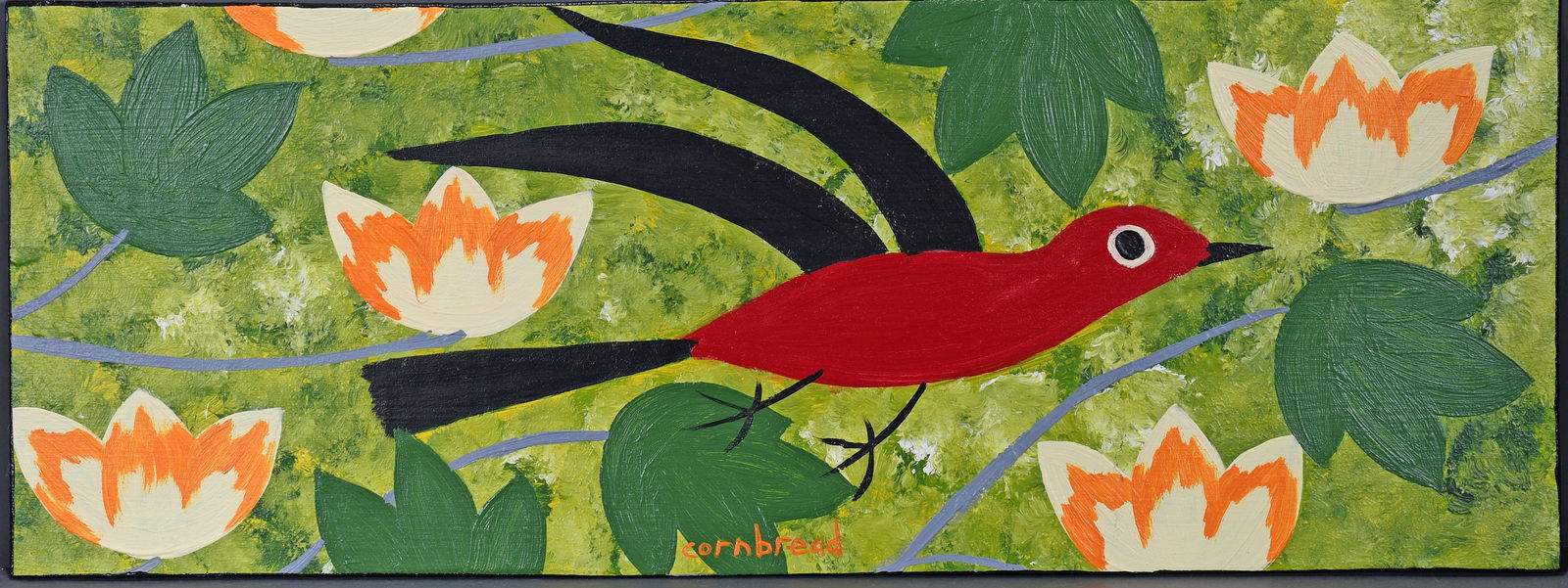 John 'Cornbread' Anderson. Scarlet Tanager. (1 of 2)