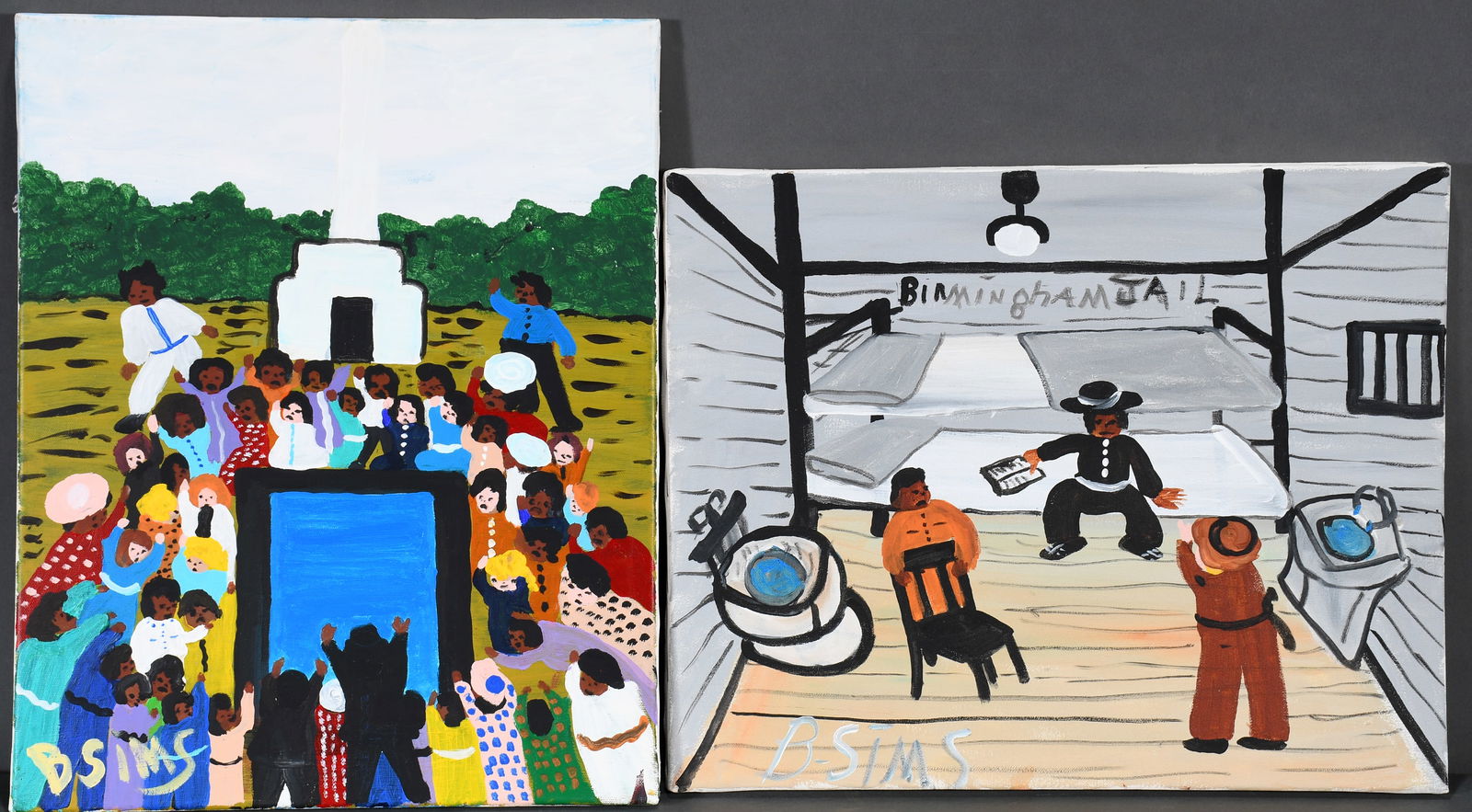 Bernice Sims. MLK Speech & Birmingham Jail. (1 of 3)