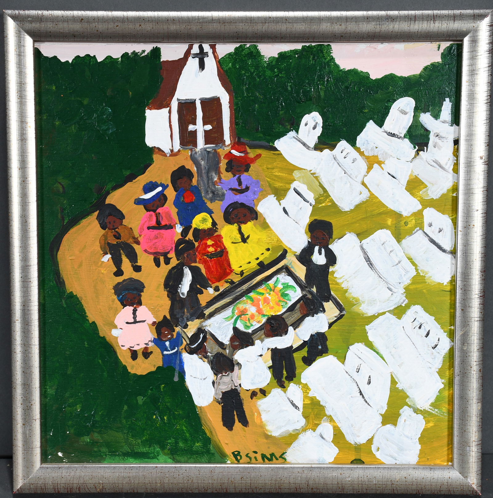 Bernice Sims. Funeral Scene. (1 of 1)