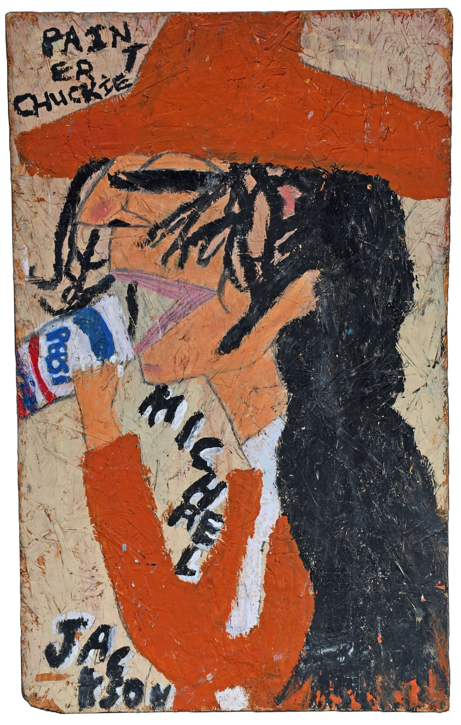 Artist Chuckie Williams. Michael Jackson & Fish. (1 of 4)