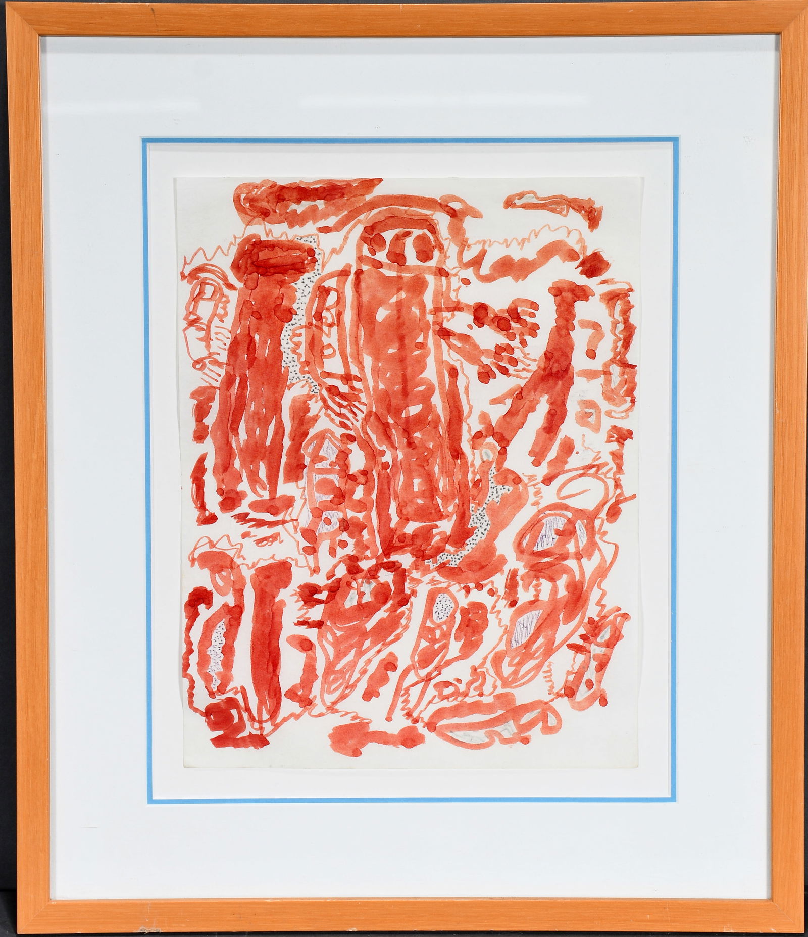 J.B. Murry. Red Figures Abstract. (1 of 2)