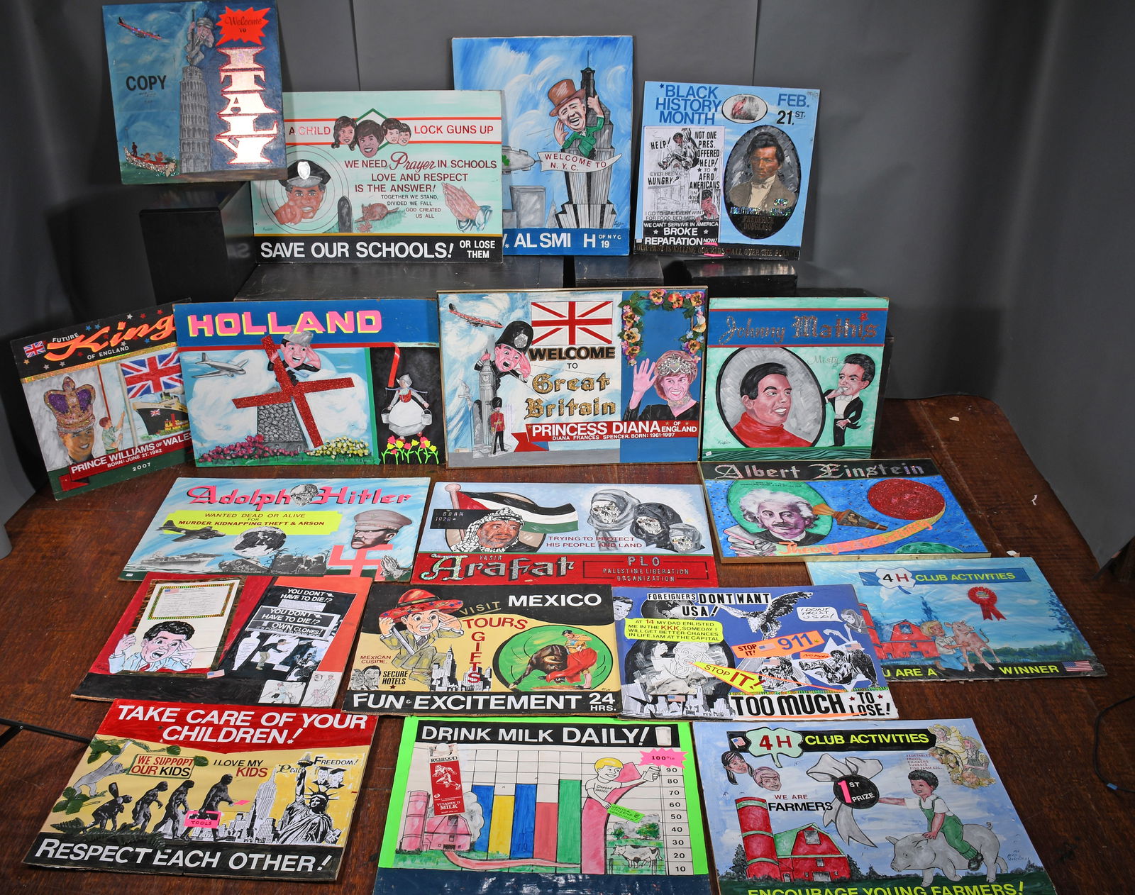 John Edward Welch. Box Lot of 18 Mixed Works. (1 of 4)