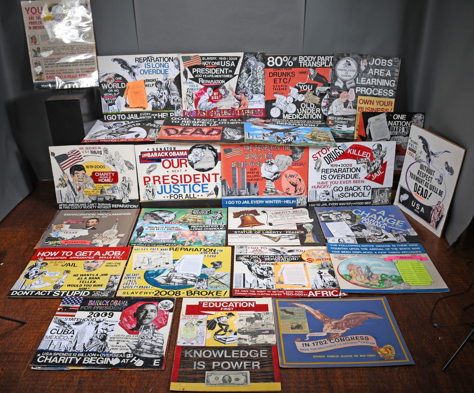 John Edward Welch. 20 Black Power Signs. (1 of 5)