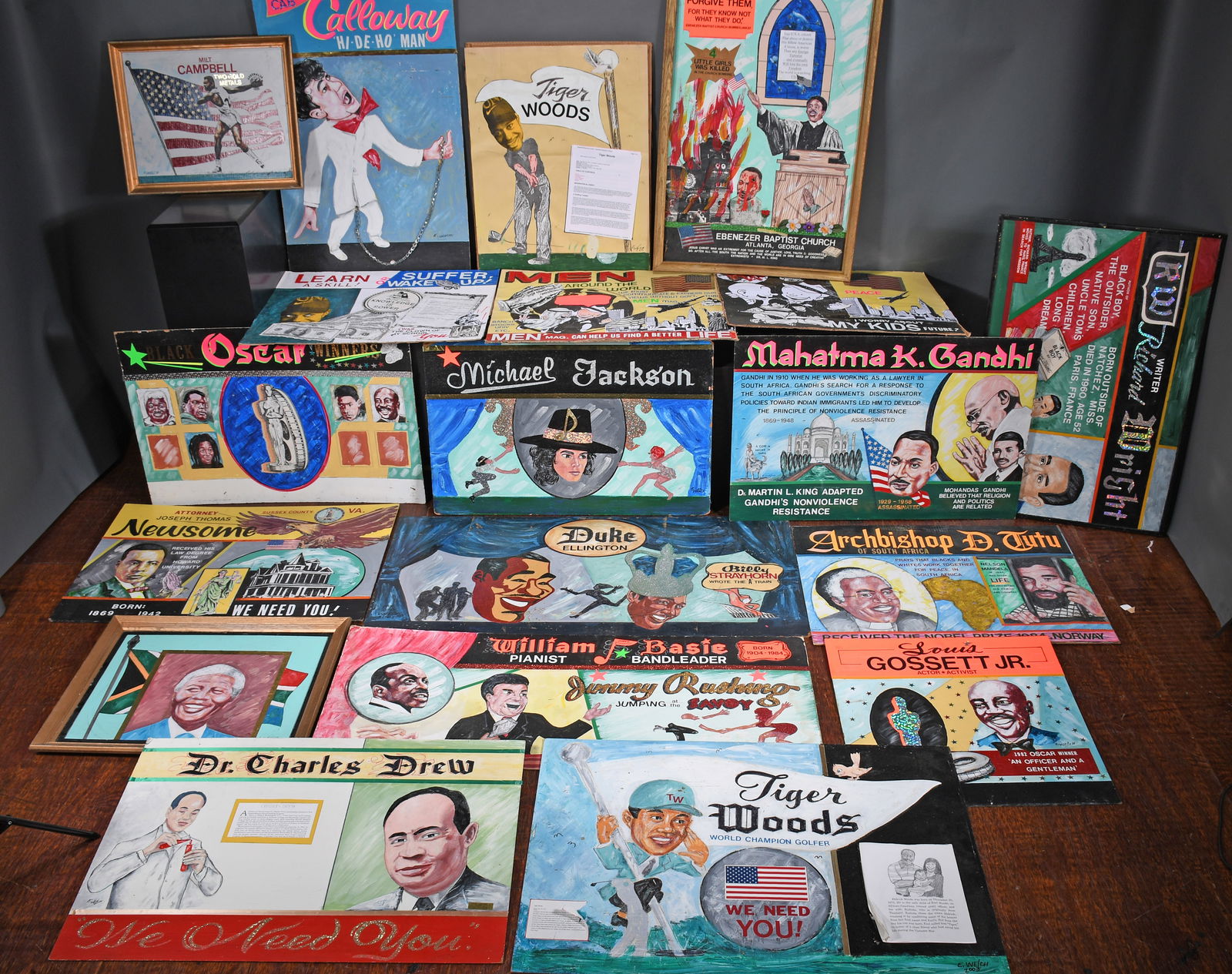 John Edward Welch. 19 Black Political Figures & Entertainers. (1 of 6)