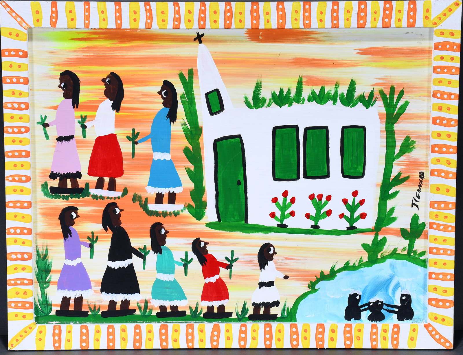 Juanita Leonard. Baptism. Auction