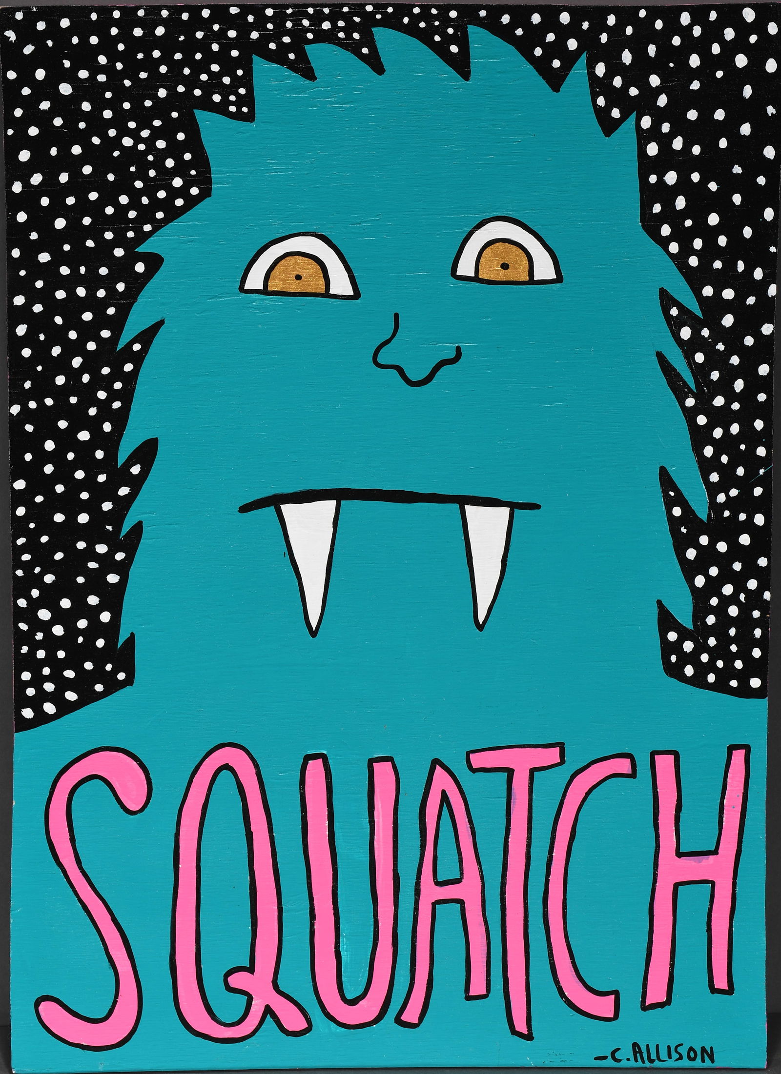 Chris Allison AKA Chicken Fried Folk Art. Squatch. (1 of 1)