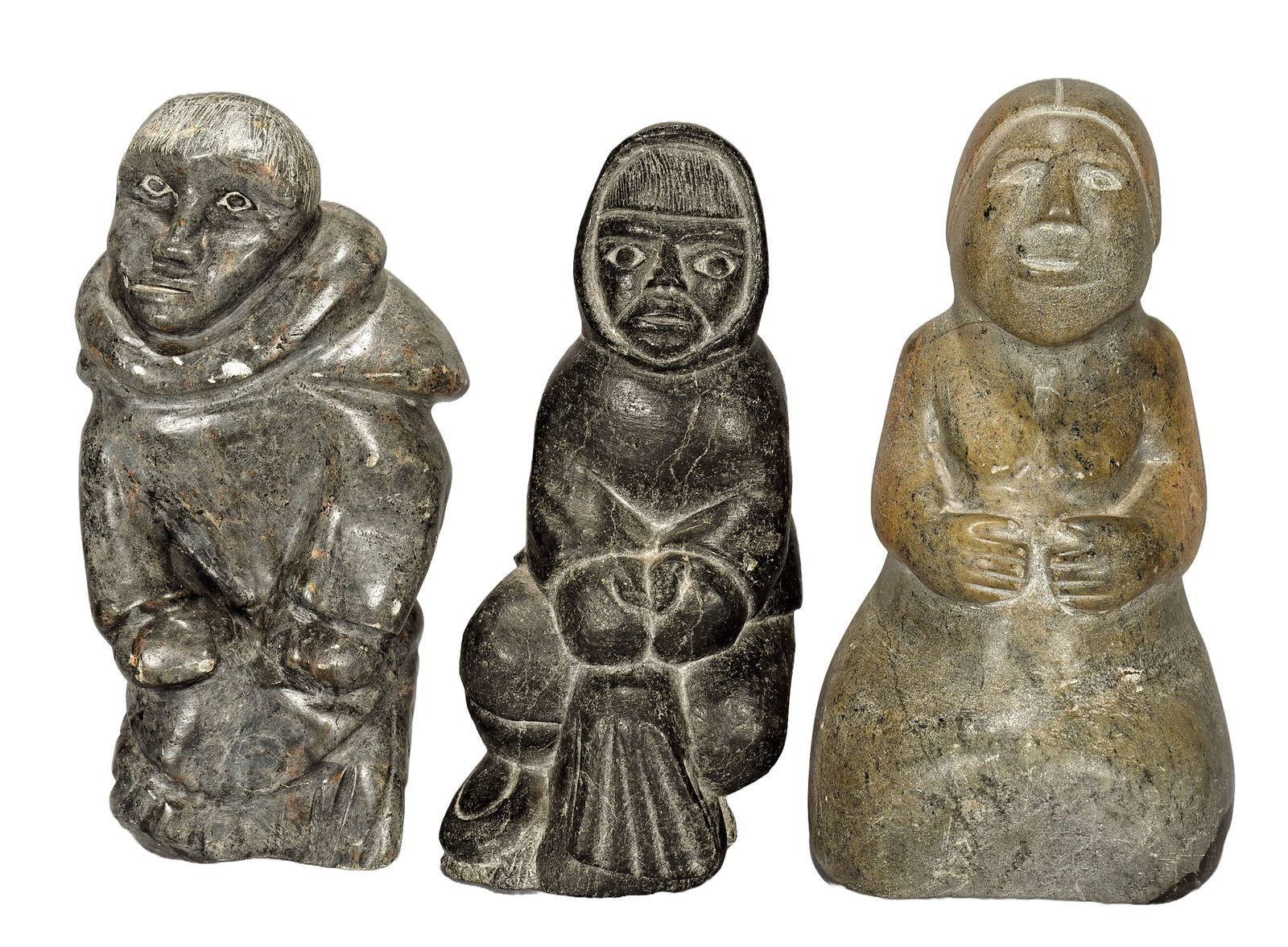 Three Inuit Figures. (1 of 4)