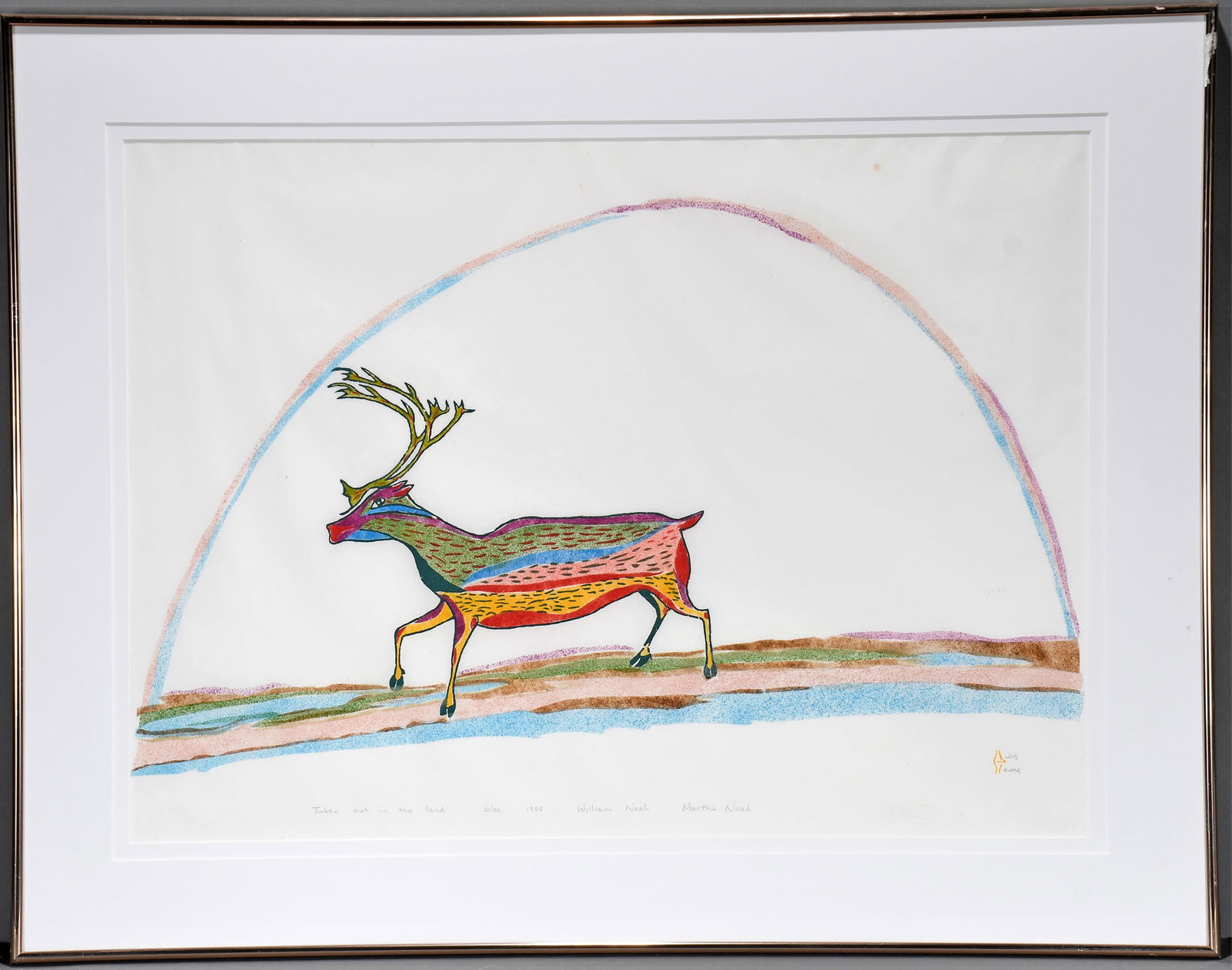 William and Martha Noah. Inuit - Tuktu Out in the Land. (1 of 4)