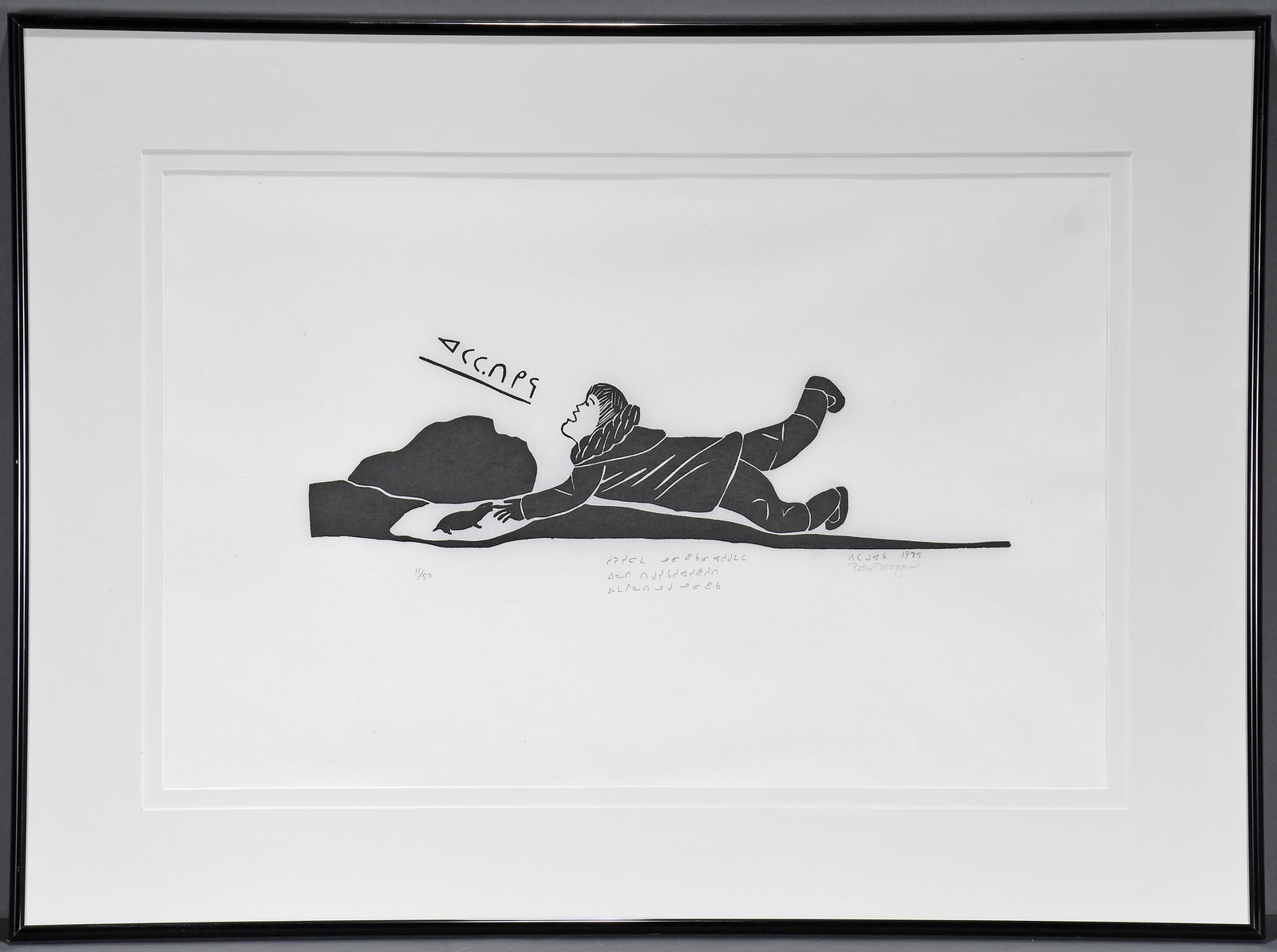 Peter Morgan. Inuit - A-Ta-Ta. My Finger. (1 of 4)