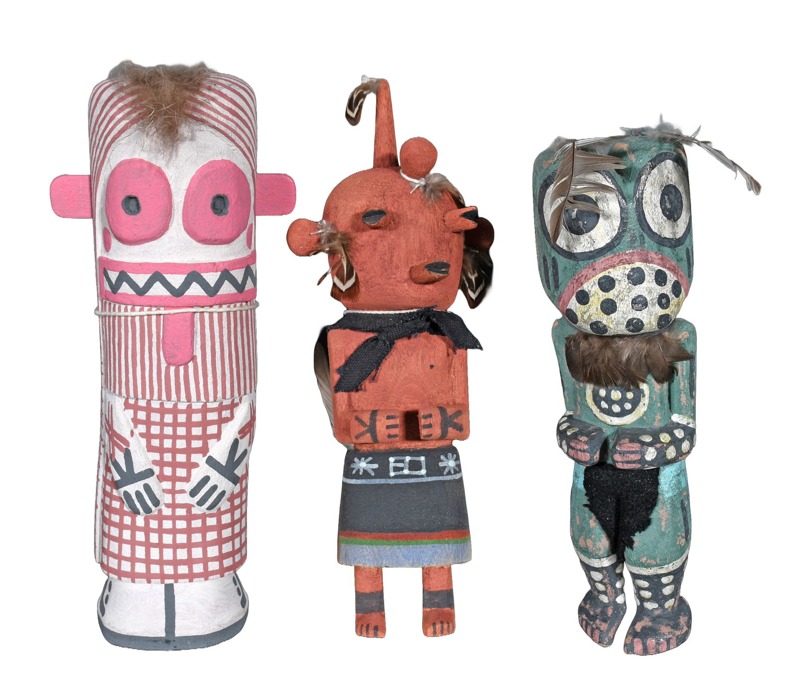 G. Begaye. Three Navajo Carvings. (1 of 5)