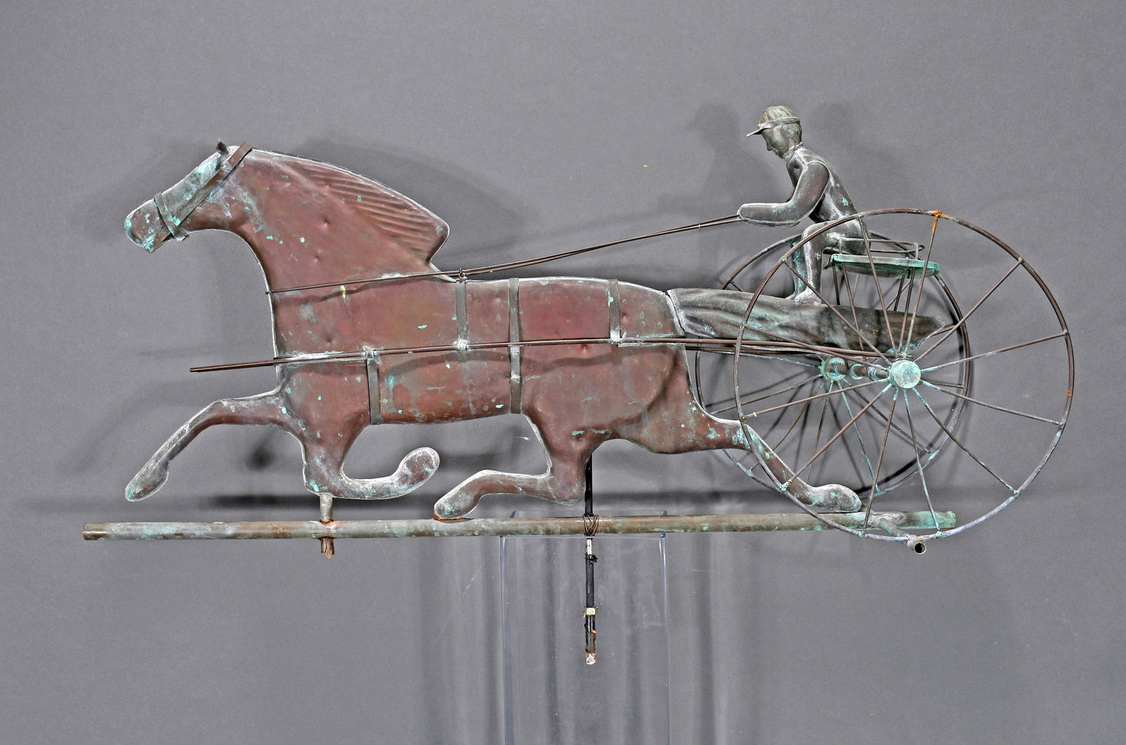 Horse and Jockey Weathervane. (1 of 3)