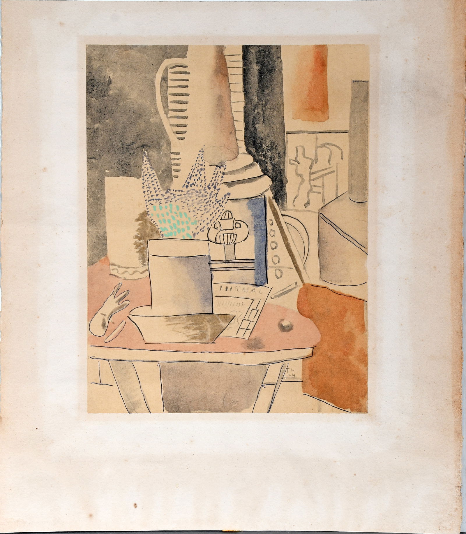 Fernand Leger. Nature Morte Au Journal. (1 of 4)