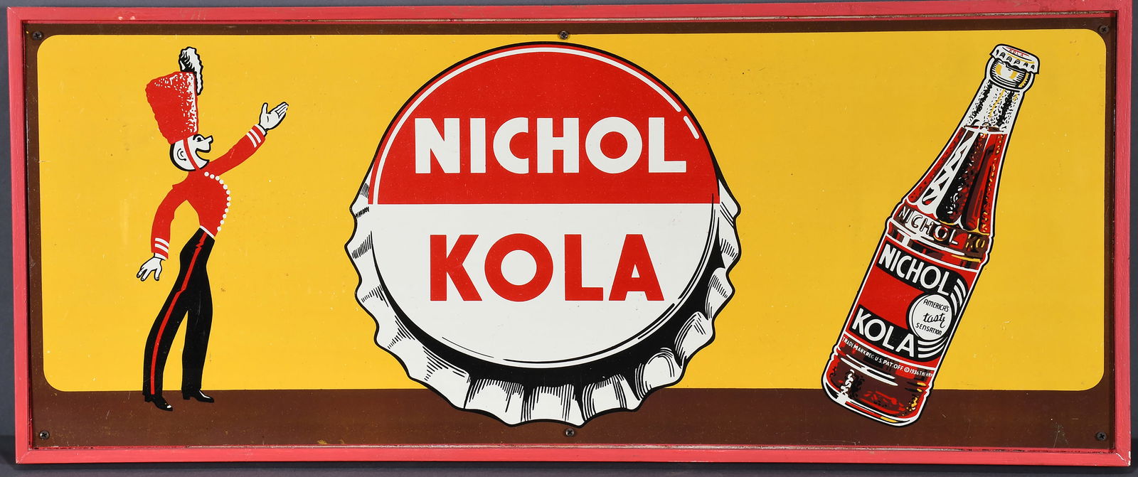 Nichol Kola Soft Drink Advertisment Sign. (1 of 1)
