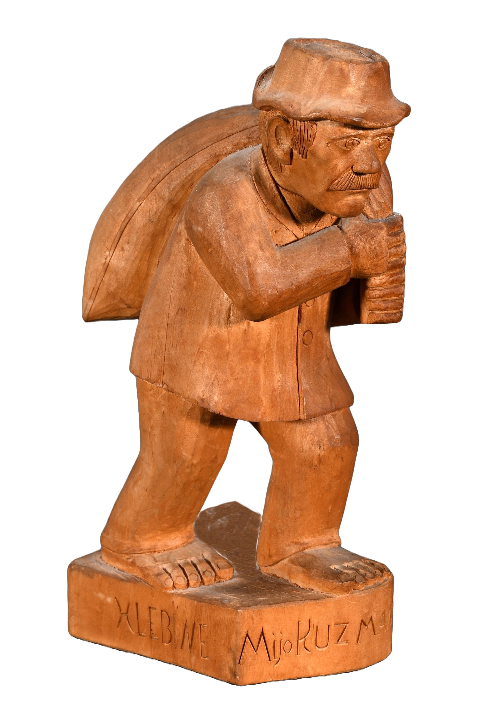 Mijo Kuzman. Man Carrying a Sack. (1 of 3)