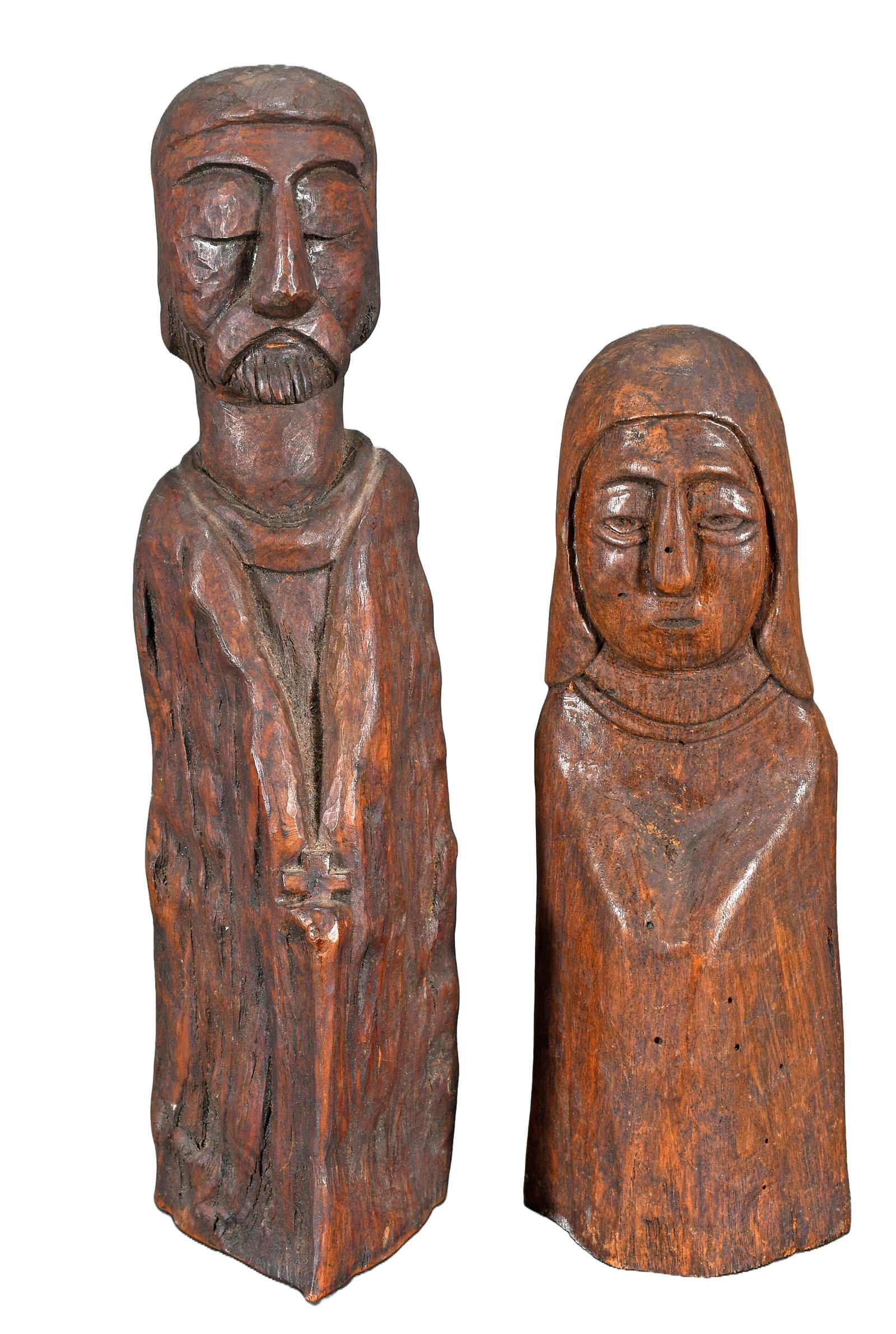 Bogosav Zivkovic. Two works Woman and Man. (1 of 4)