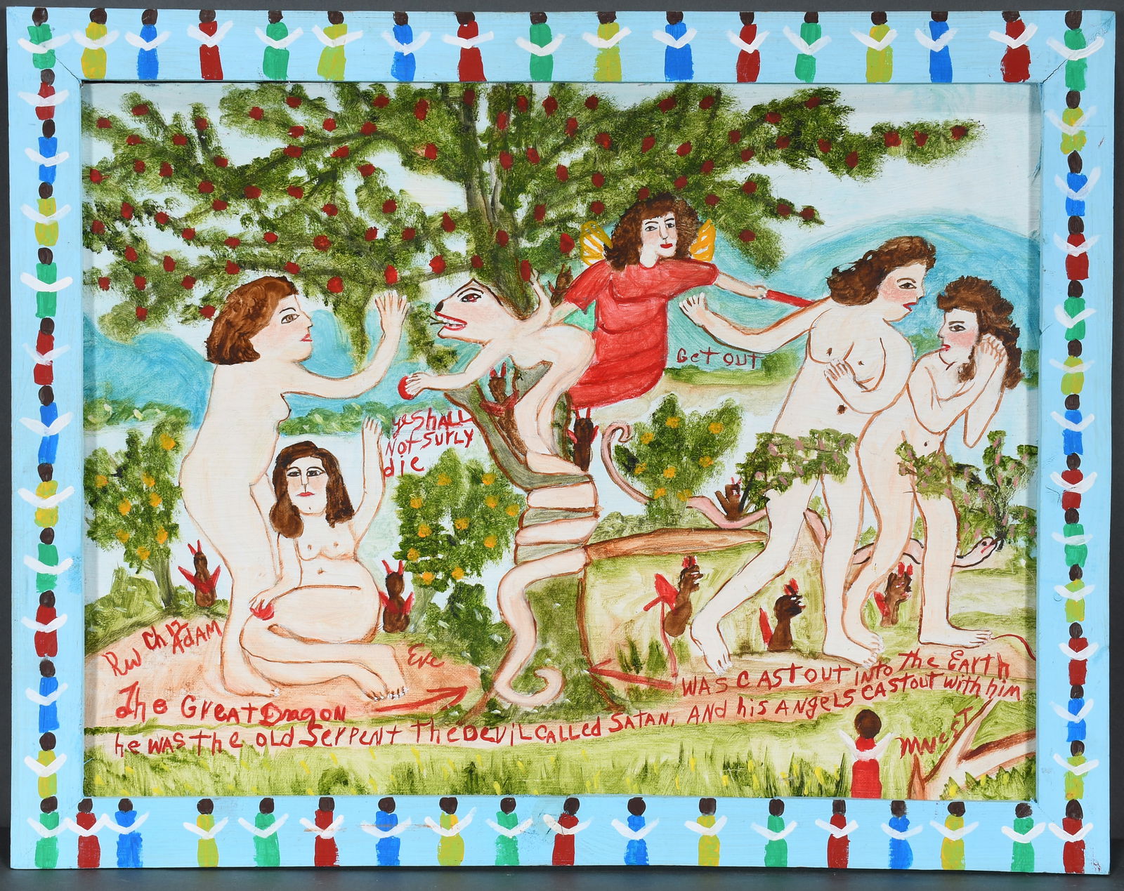 Myrtice West. Adam and Eve in the Garden. (1 of 5)