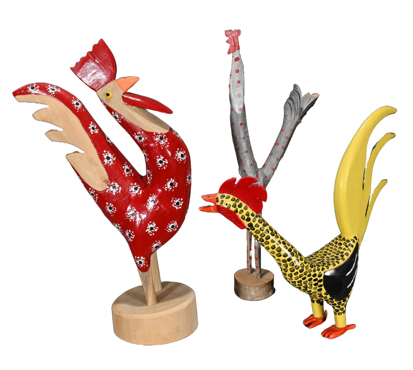 Money and Jennings. Three Roosters. (1 of 3)