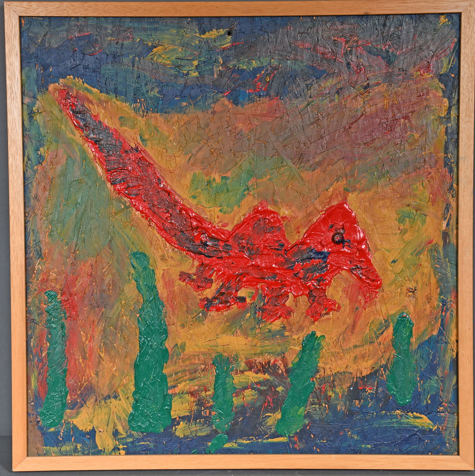 Clyde Jones. Red Dinosaur. (1 of 2)