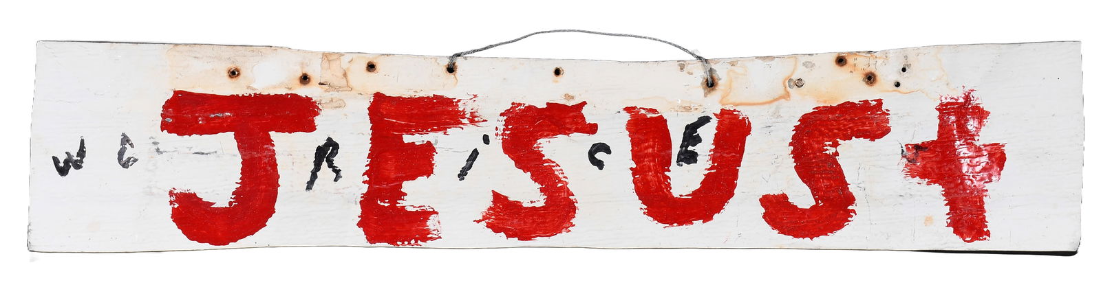 W.C. Rice. Jesus Sign. (1 of 2)