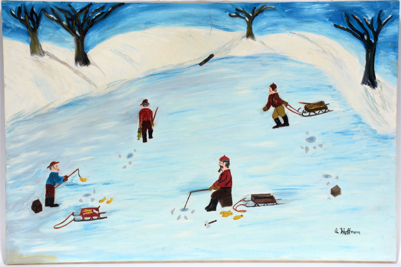 Albert Hoffman. Ice Fishing. (1 of 1)