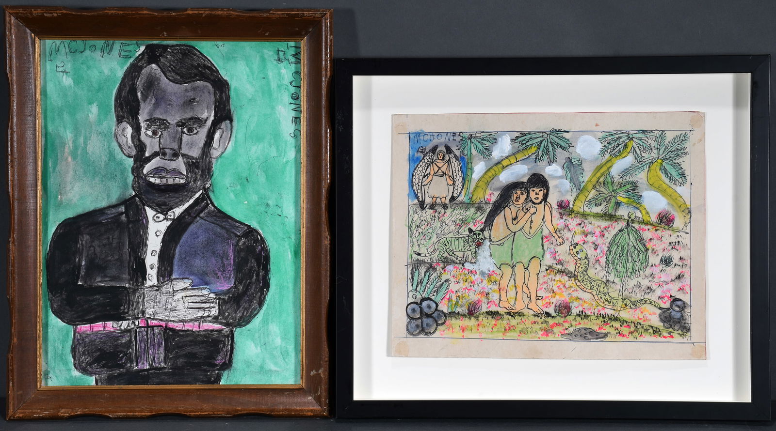 M.C. 5 Cent Jones. Abe Lincoln and Adam and Eve. (1 of 3)