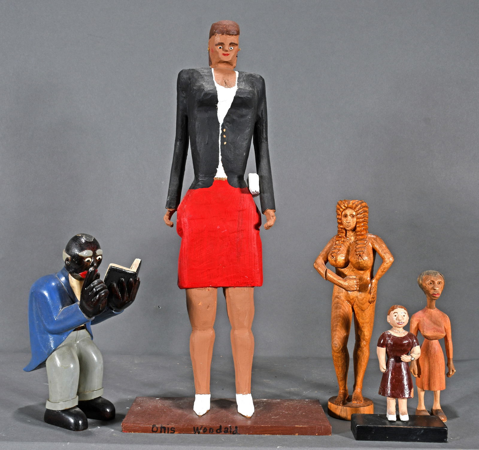 Onis Woodard. Five Figures. (1 of 2)