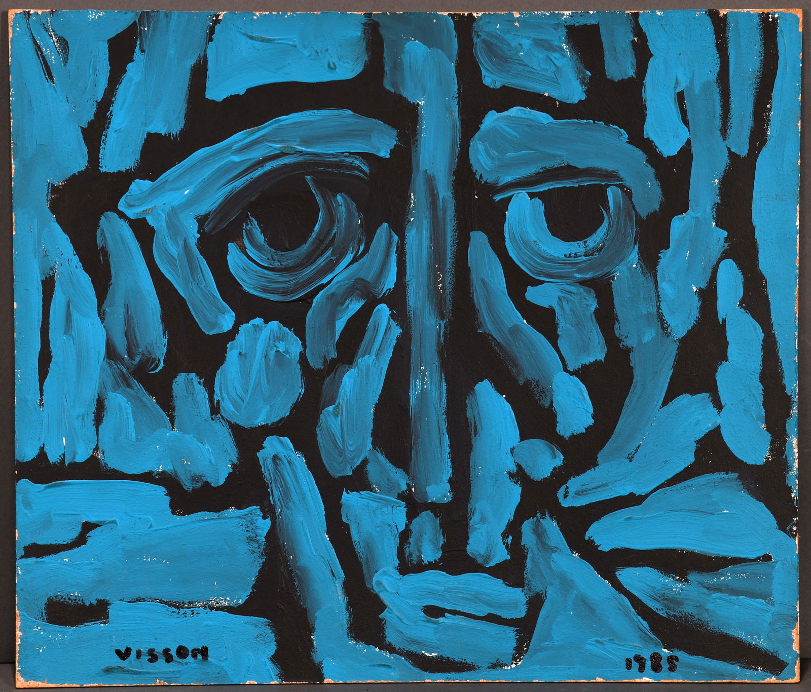 Philippe Visson. Blue Portrait. (1 of 3)