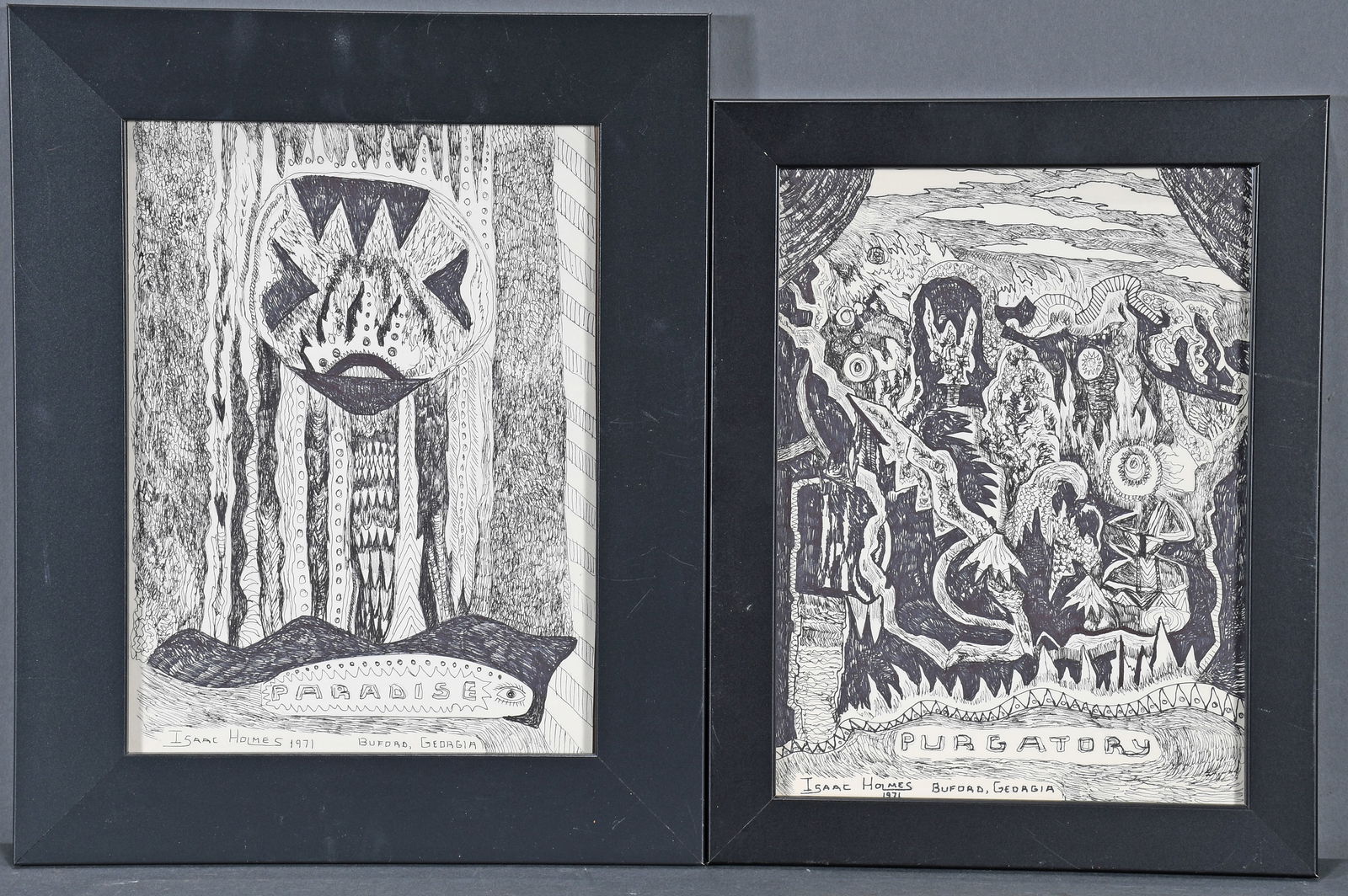 Isaac Holmes. Two Works, Purgatory and Paradise. (1 of 3)