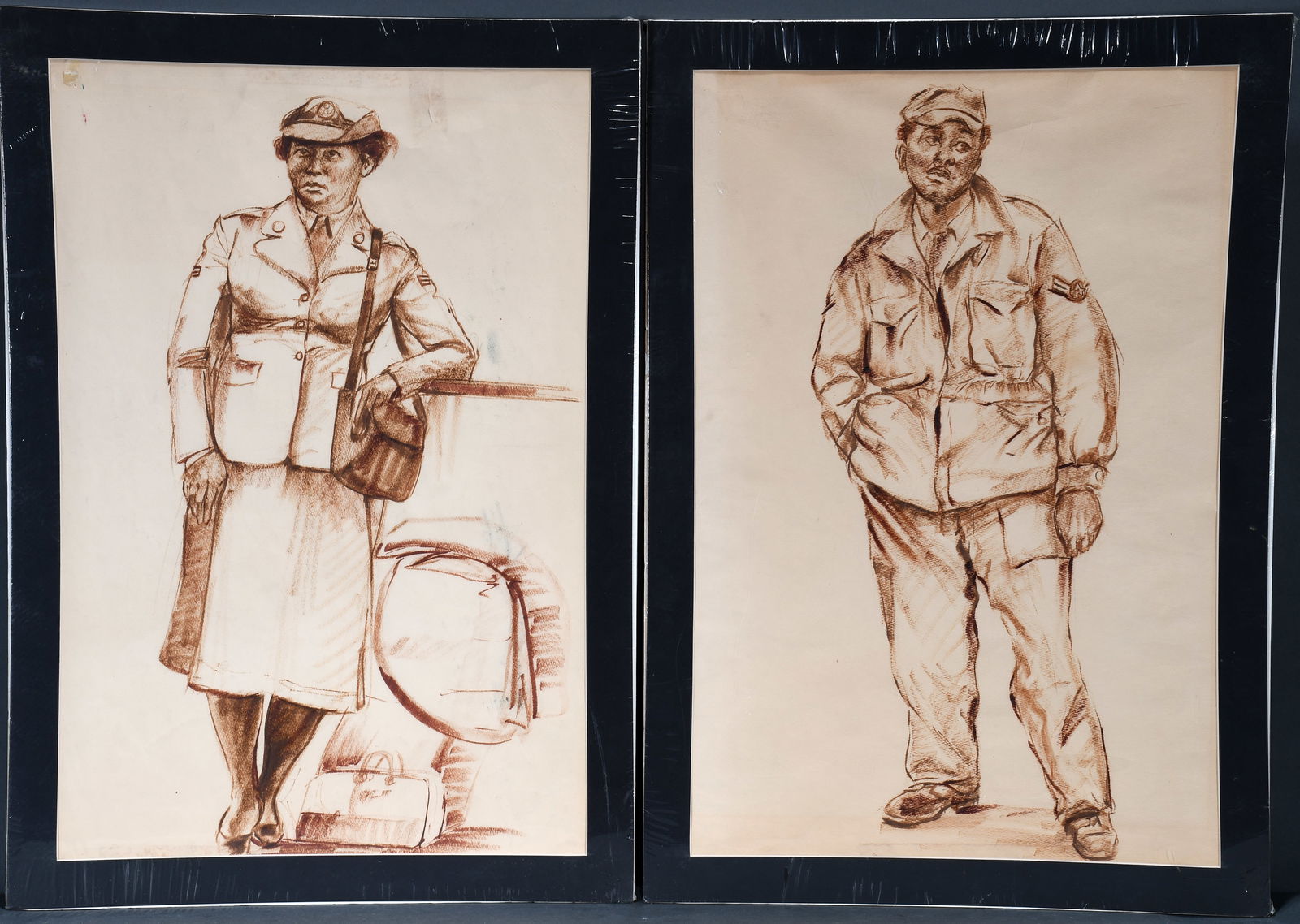 Donald Bell, Morehead City, NC. 38th ATS & Shirley M McKenney. D.C. WAF 86th FTR. (1 of 1)