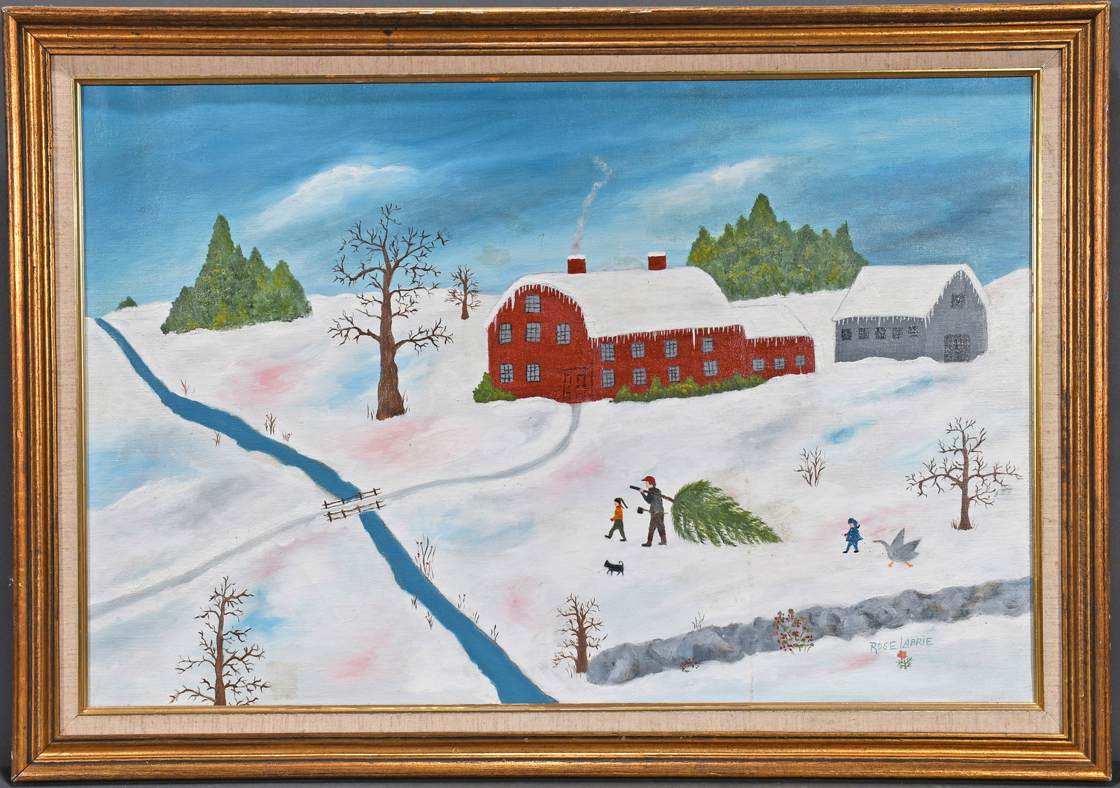 Rose Labrie. Bringing Home a Christmas Tree. (1 of 4)