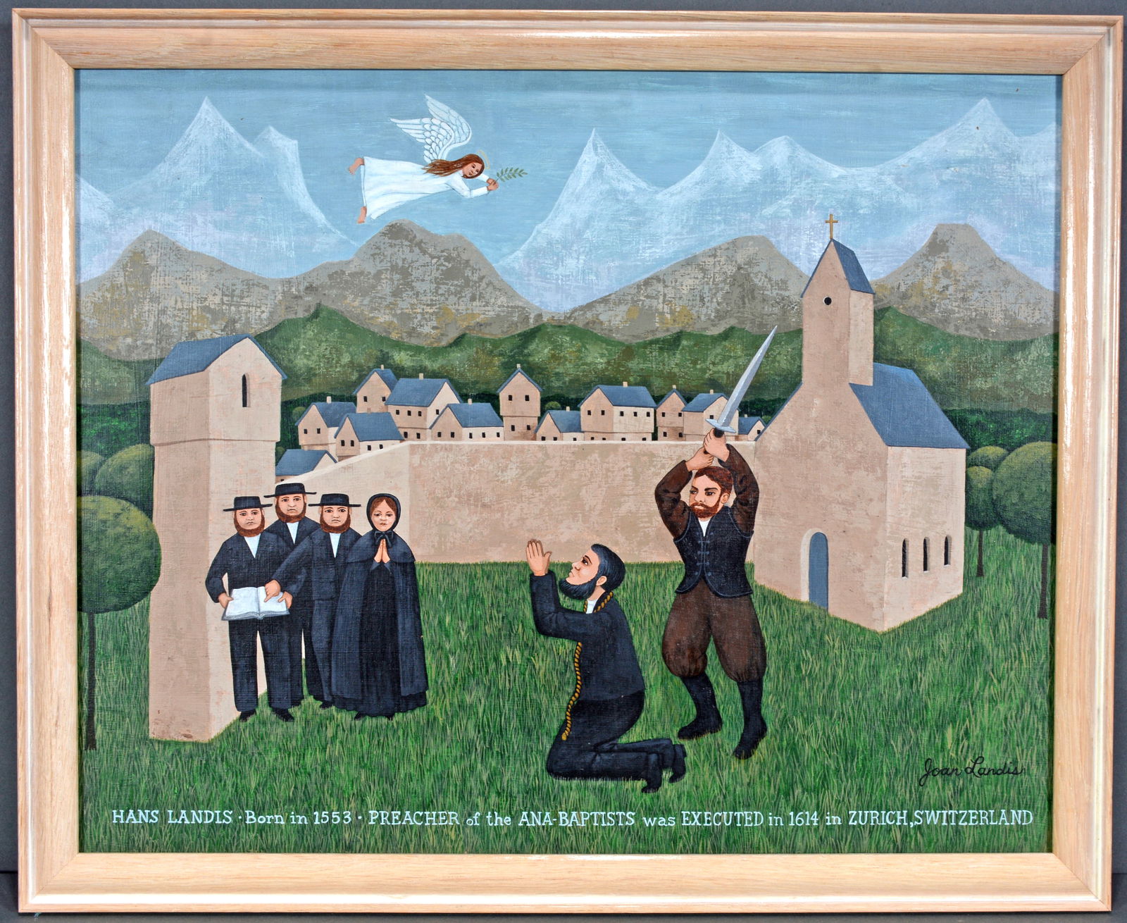 Joan Landis. Hans Landis Execution. (1 of 3)