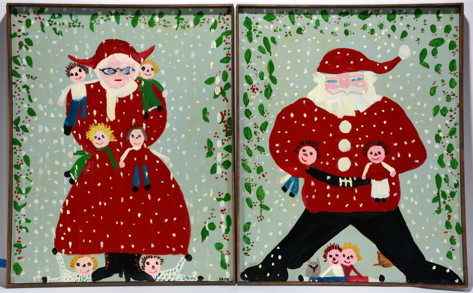 Kate Long. Mr. and Mrs. Santa. (1 of 1)