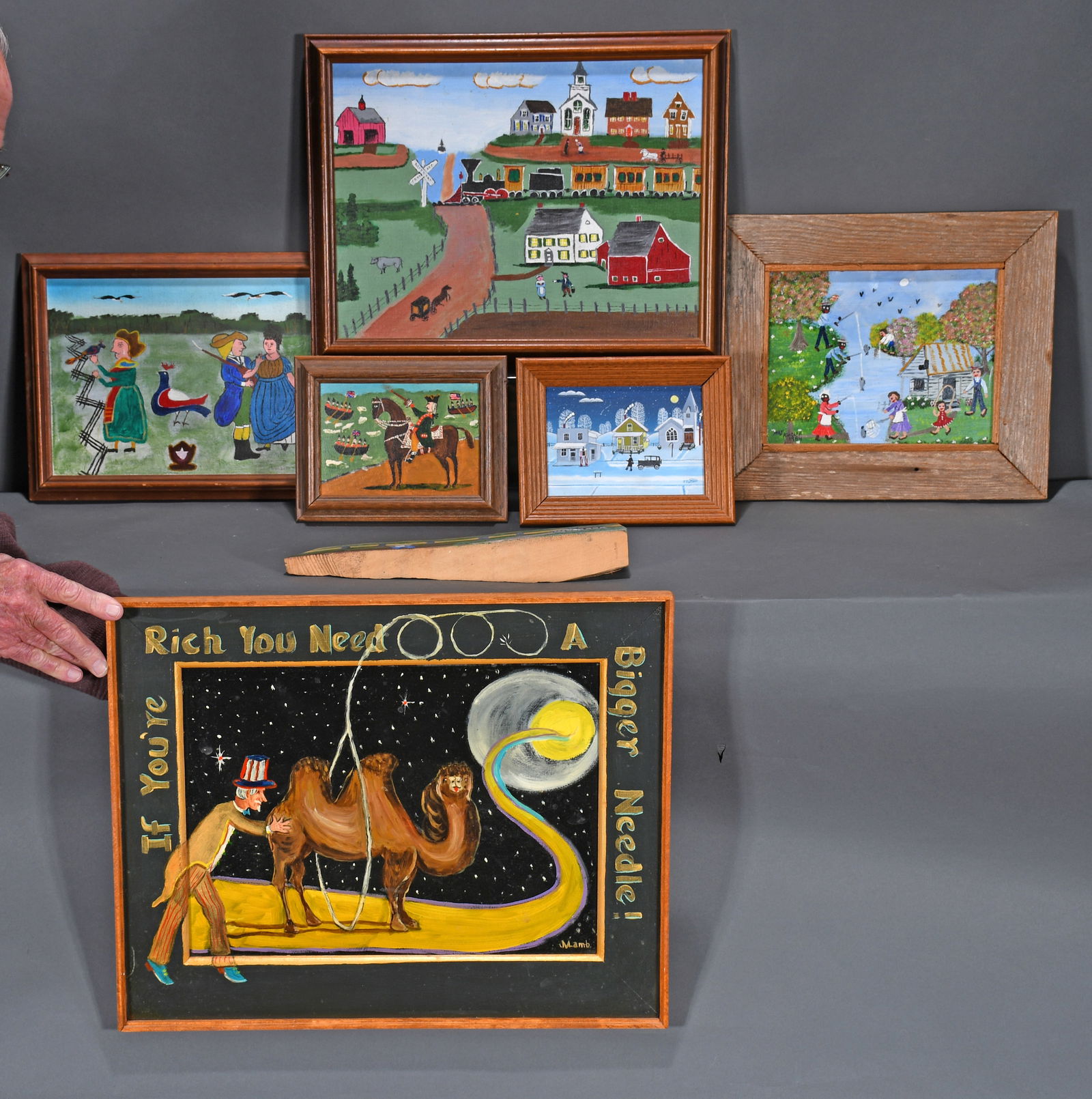 Various Artists. Group Lot Of 7 Works. (1 of 1)