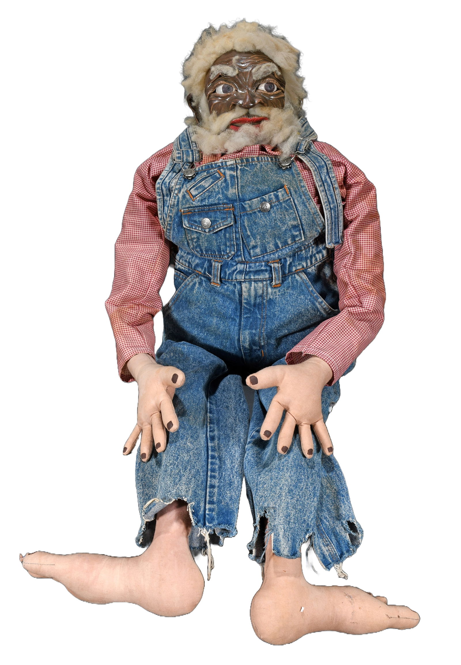 Lin Craven. Old Country Man with Pottery Head. (1 of 4)