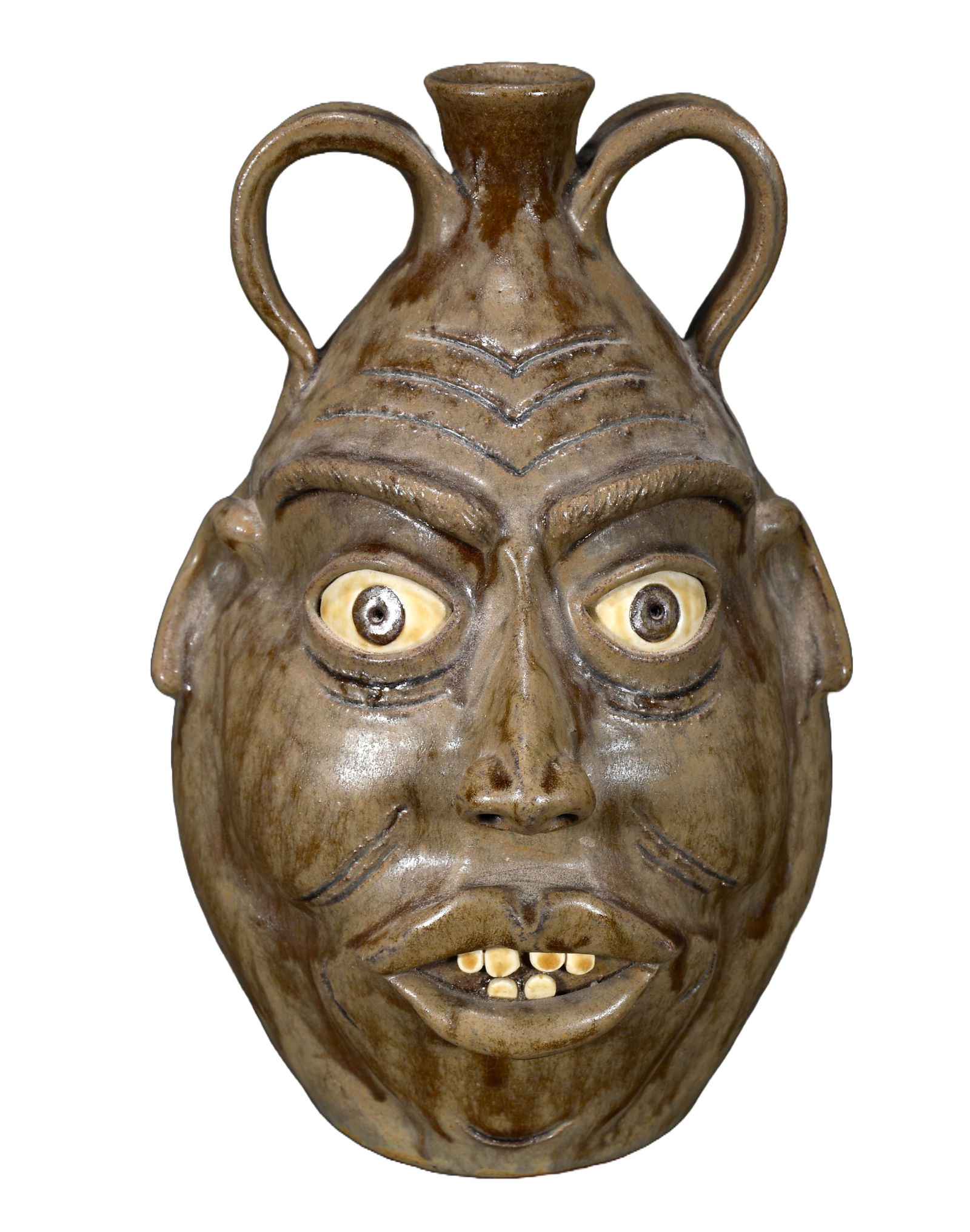 J.h. Perdue. Double Faced Jug. (1 of 6)