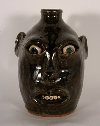Anita Meaders. Pint Face Jug.: Anita Meaders. Pint Face Jug. Signed. Not dated. Mint condition. Approximately 8”. Est. $200-300. Ship: $30