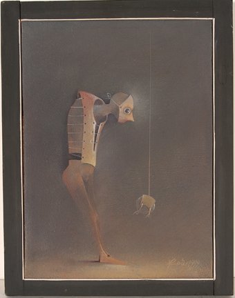 Adrian Mircea Paiu. Man In Vest.: Adrian Mircea Paiu. Man In Vest. 1999. Signed and dated. Oil on cloth. Excellent condition. 10.5” w x 13.5”h with frame. Est. $200-300. Ship; $35