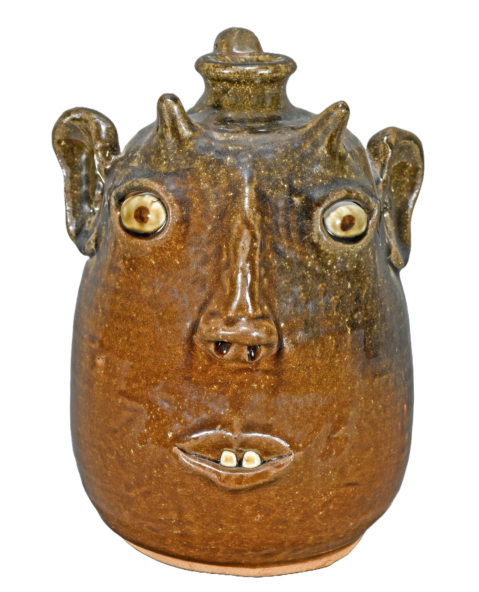 David Meaders. Devil Face Jug. (1 of 4)