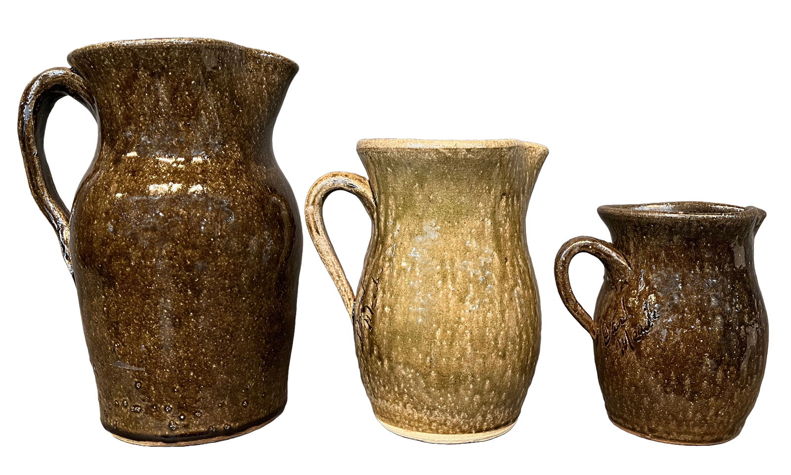 David Meaders. Three Pitchers. (1 of 4)