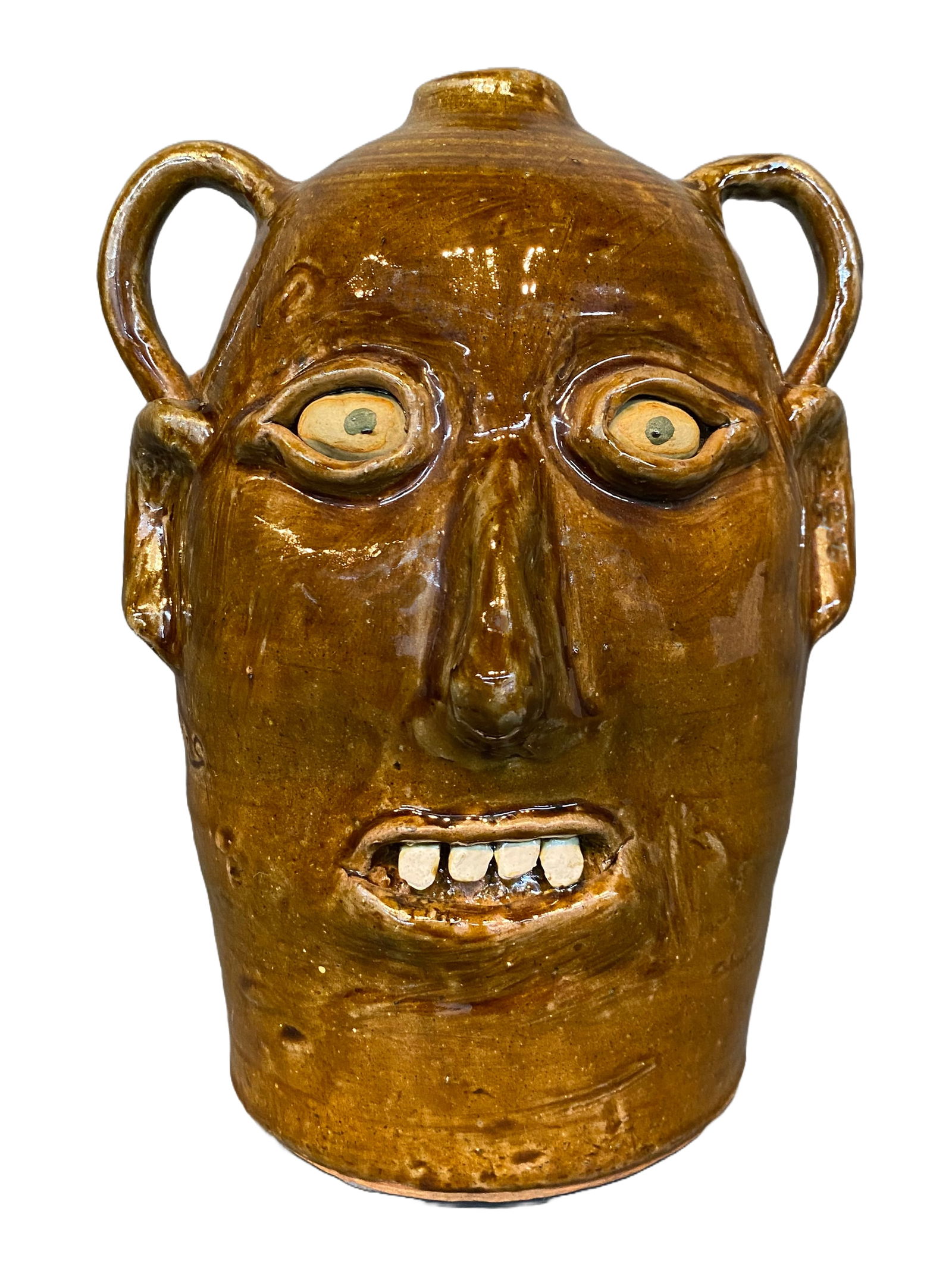 Reggie Meaders. Double Face Jug. (1 of 5)