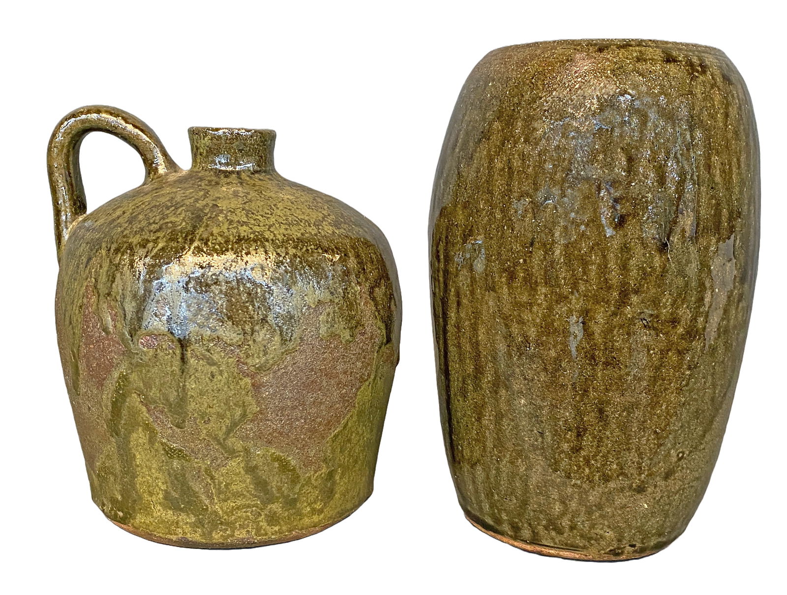 A.G. Meaders. Miniature Whiskey Jug and Vase. (1 of 5)