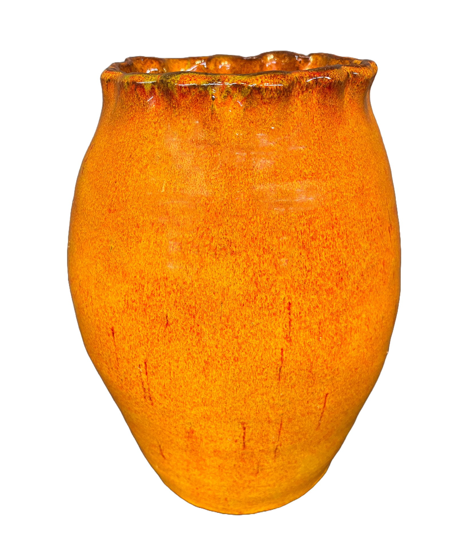 Mike Hanning. Fire Yellow Vase. (1 of 3)