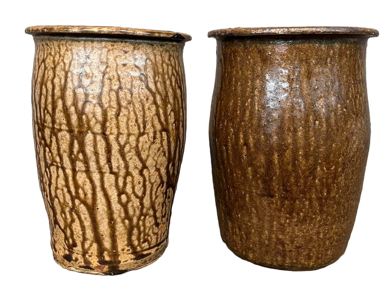 Pair of Early Kraut Jars. (1 of 4)