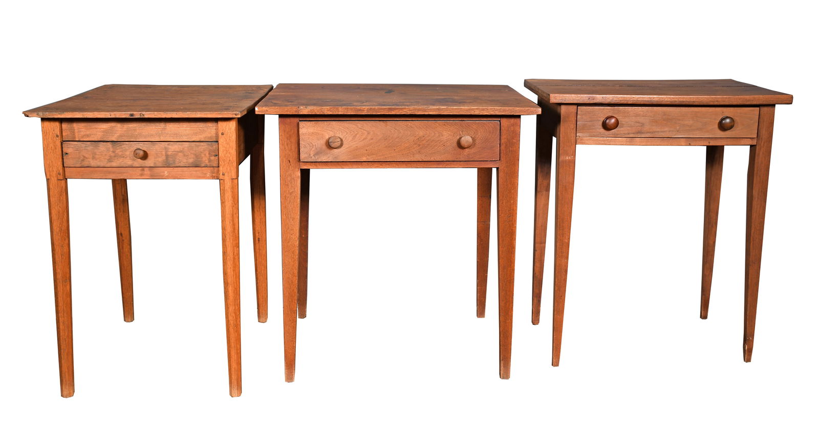 Anonymous Three Primitive Side Tables. (1 of 6)